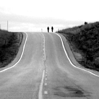 Straße Richtung Horizont